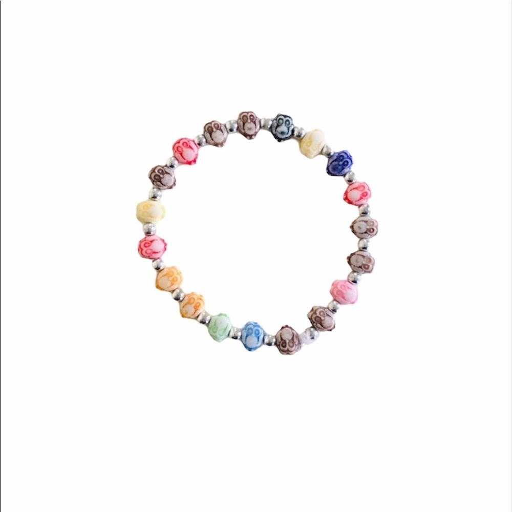 Dainty Colorful Owl Bracelet